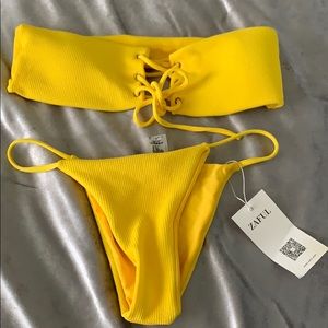 Yellow bikini set